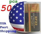 50 piece 6F22 6LR61 9V AI Extra Heavy Duty Bulk Battery Zinc Carbon 