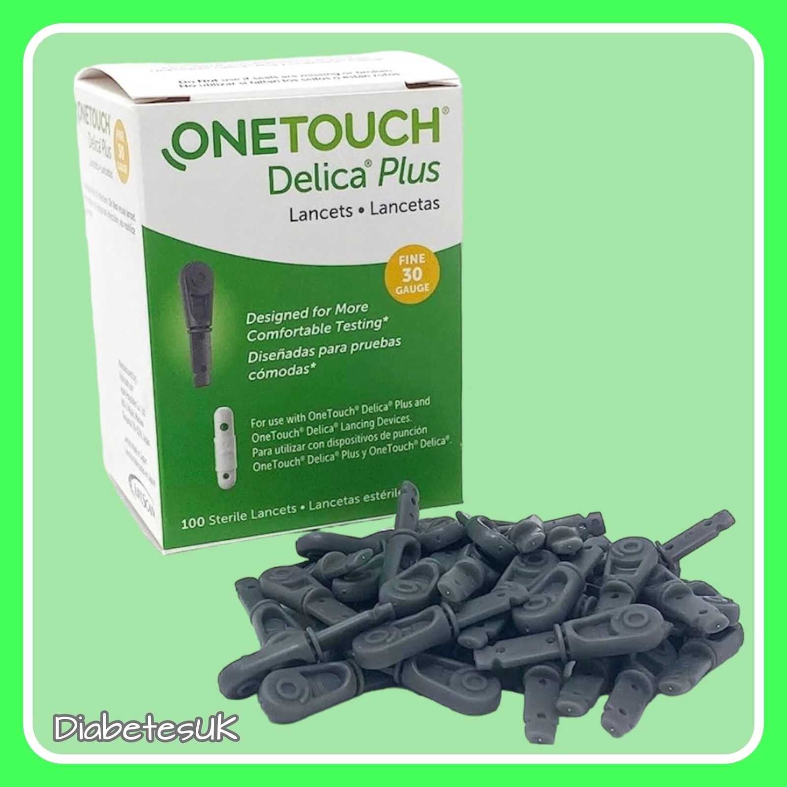 Delica Plus Lancets 1 x 50 Sterile 30g Finger Pricking