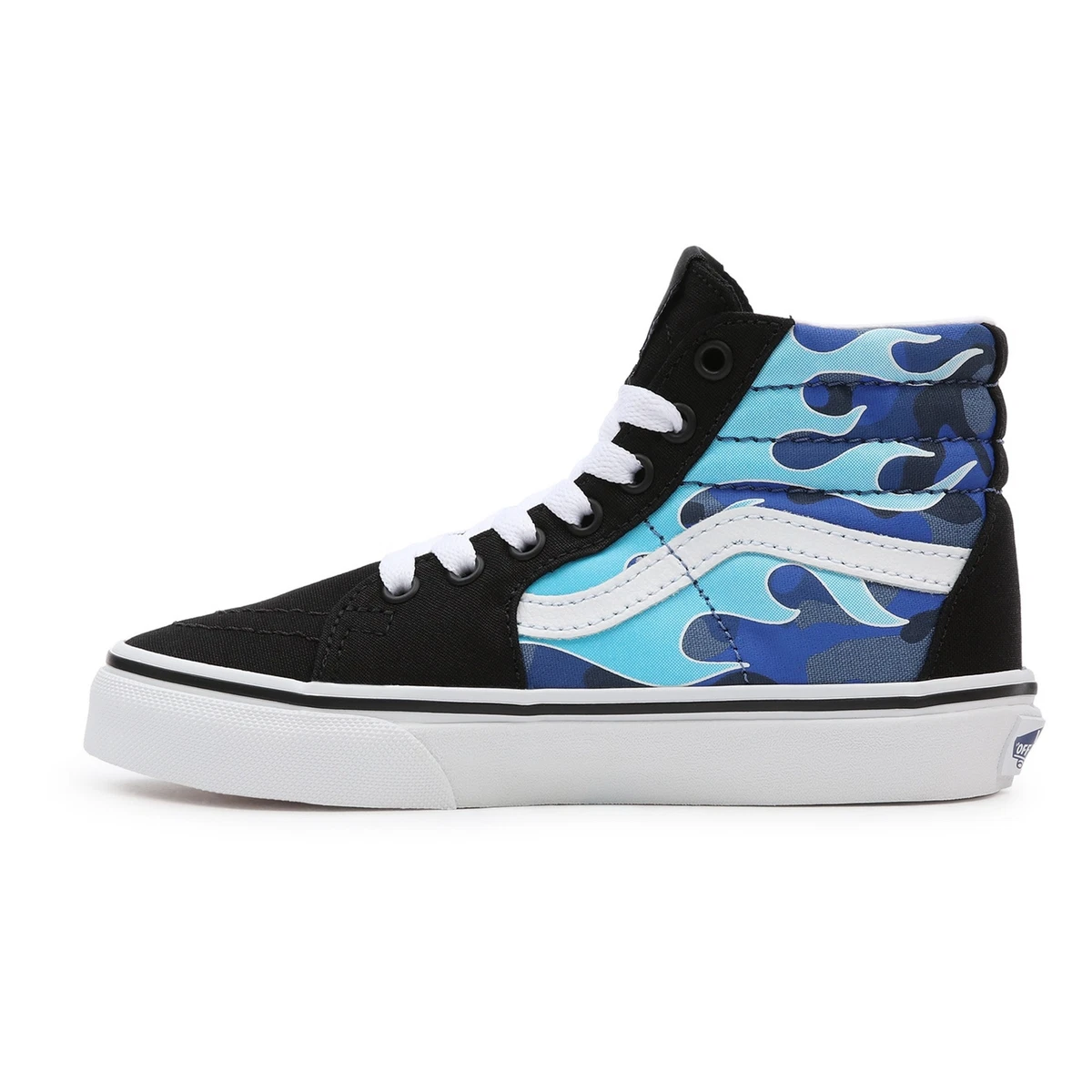 Vans flame cheap blue