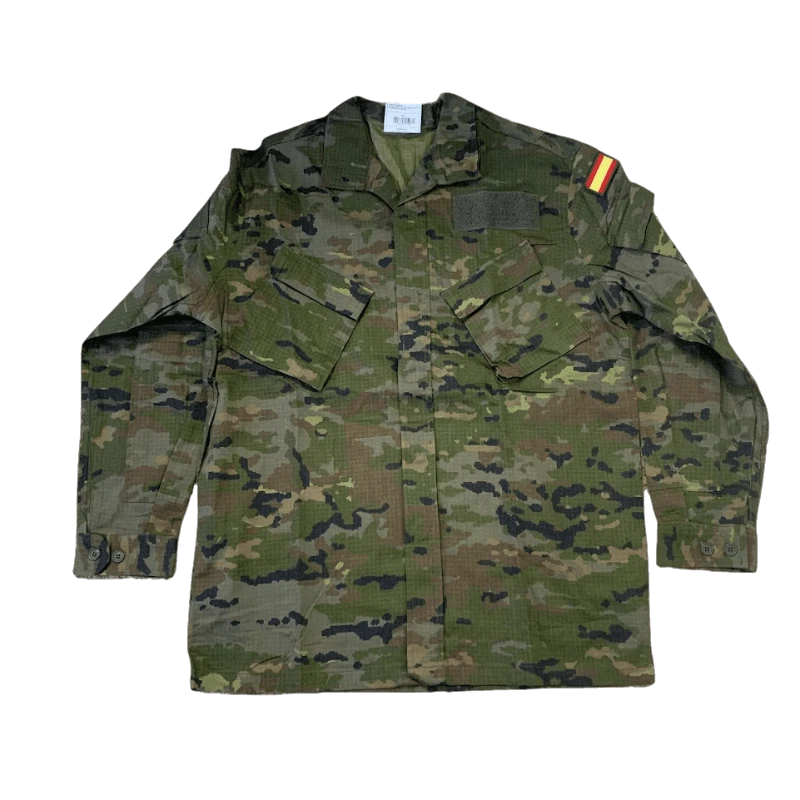 Spanish Army M09 Digital Woodland Camo Combat Surplus Shirt Jacket 