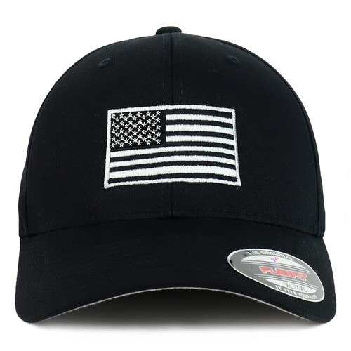 USA American Flag Embroidered Flexfit Cap Fits Up to 4XL - FREESHIP - Picture 3 of 10