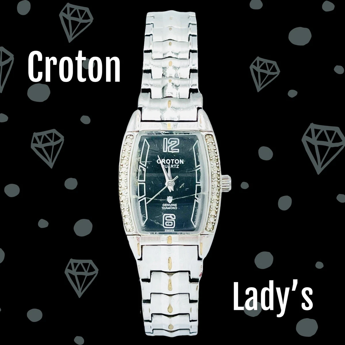 Croton women's top diamond watch