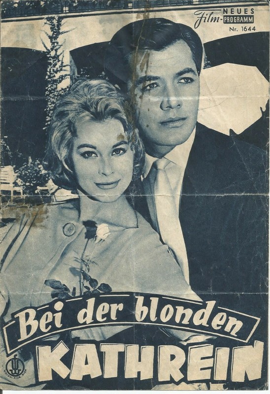 Bei der Blonden Kathrein  Kino Neues Film Programm 1960 Marianne Hold AUSTRIA