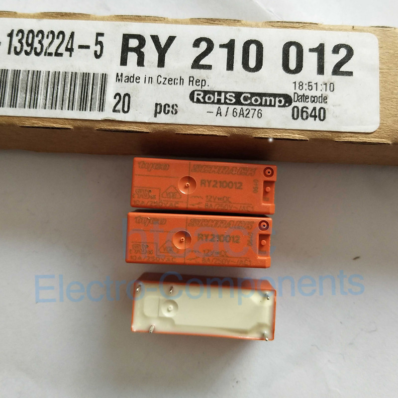 TYCO RY210012 Power Relay 8A 12VDC 5Pins NEW 10PCS | eBay