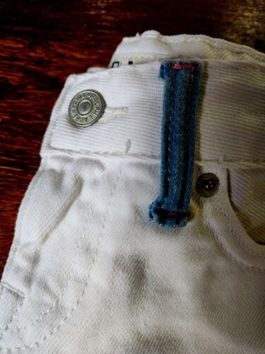 Polo Ralph Lauren Denim Shorts Sz 6 Girls Distressed Jean Cut Off White - Picture 11 of 12