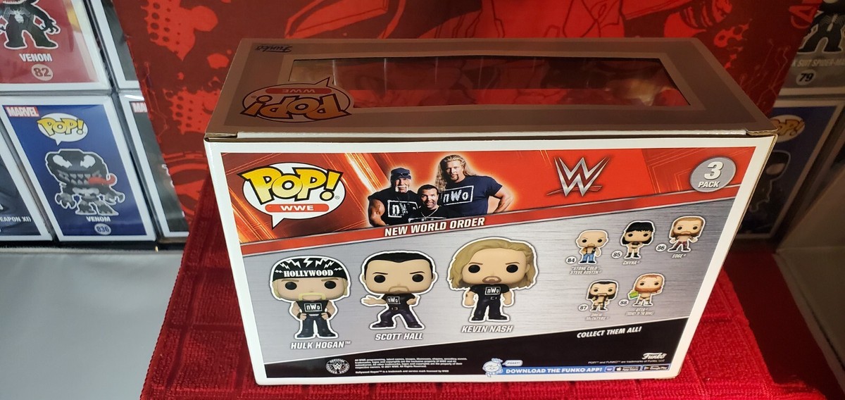 WWE Funko Pop! NWO 3 Pack Walmart Exclusive Hulk Hogan ,Hall