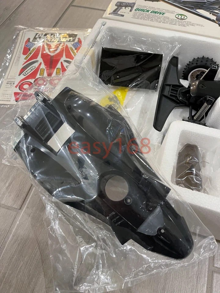 New TAMIYA 1/14 RC Manta Ray VINTAGE RARE 1992 QD Quick Drive Black Special - Image 2 of 4