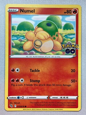 Pokemon Pokemon GO Numel 013/078 NM/M