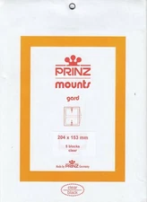 Prinz/Scott Mounts 204x153 Clear US Bicentennial & White Plains Souvenir Sheets