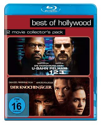 Die Entführung der U-Bahn Pelham 123 / Knochenjäger - 2 Filme  2 BLU-RAY's/NEU