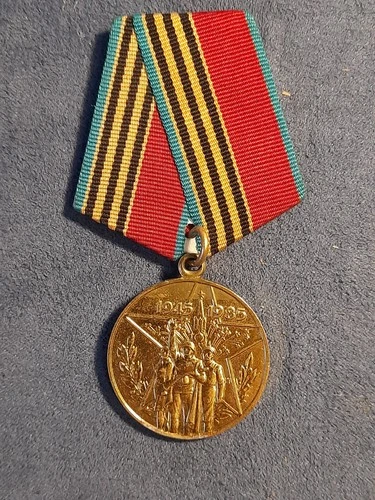 40 Years of the Victory in WW2 USSR Soviet Russian Military Convoy Medal