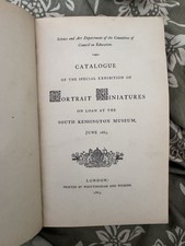 Antique 1865 South Kensington Museum Portrait...