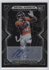 2022 Panini Obsidian Rookies Auto 15/199 Montrell Washington #170 Auto w6g