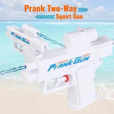 Funny Double-Sided Reverse Water Gun Mini Tactical Sprayer Summer Prank Toy Kids