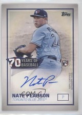 2021 Topps 70 Years of Baseball Nate Pearson #70YA-NP Auto 0l1