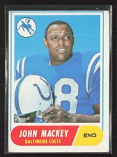1968 Topps #74 John Mackey - VG/EX Set Break!