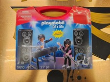 NEW Playmobil City Life Rock Band in Case Keyboard Speakers Music 27 pcs 5610