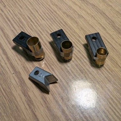  HORNADY LOCK AND LOAD AP RELOADER IMPROVED CASE PUSHER (V-BLOCK) 3 PC. SET