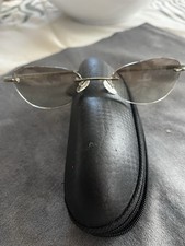 Donna Karan Vintage Grey Women s Designer Sunglasses 90 s