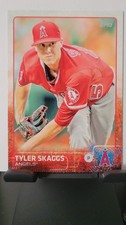 2015 Topps # 74 TYLER SKAGGS Los Angeles Angels Nice Baseball Card ! 