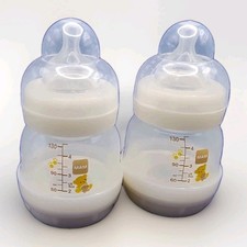 MAM Anti-Colic Baby Bottles Extras Slow Flow Set Of 2