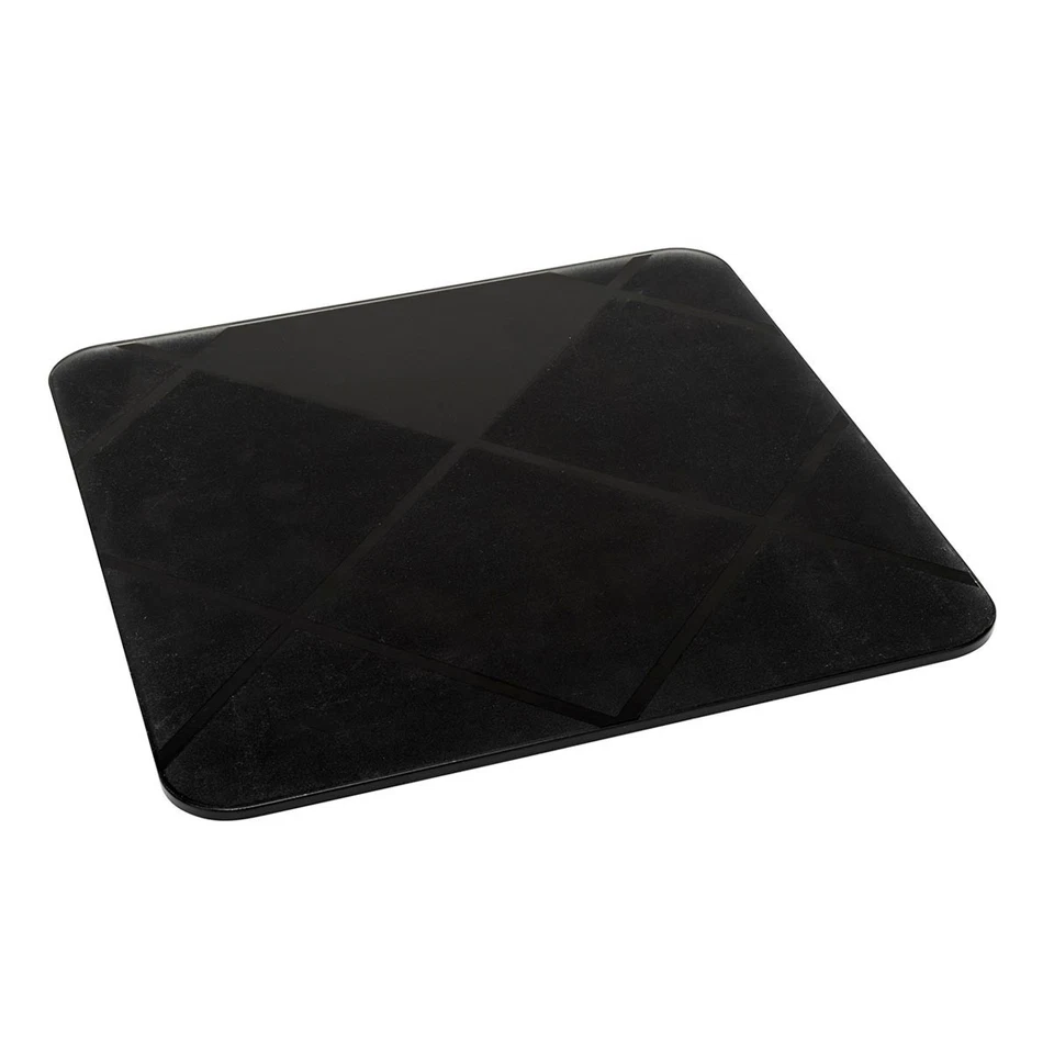 Pèse-Personne Digital en Verre "Antidérapant" 30cm Noir - Photo 1/2