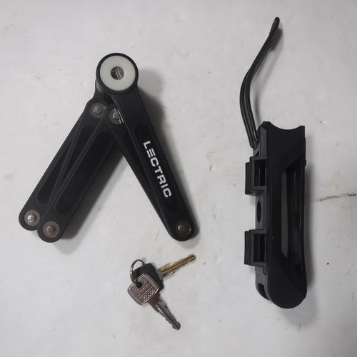 Lectric eBikes Folding Bike Lock w/ Mount & Keys - New/Unopened