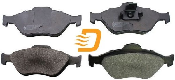 Denckermann B110198 Bremsbelagsatz FüR Scheibenbremse Bremsbelagsatz-image