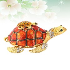 Tortue mignonne pour la décoration de la maison (Orange)