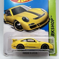 Hot Wheels Yellow Porsche 911 GT3 RS HW Workshop Night Burnerz