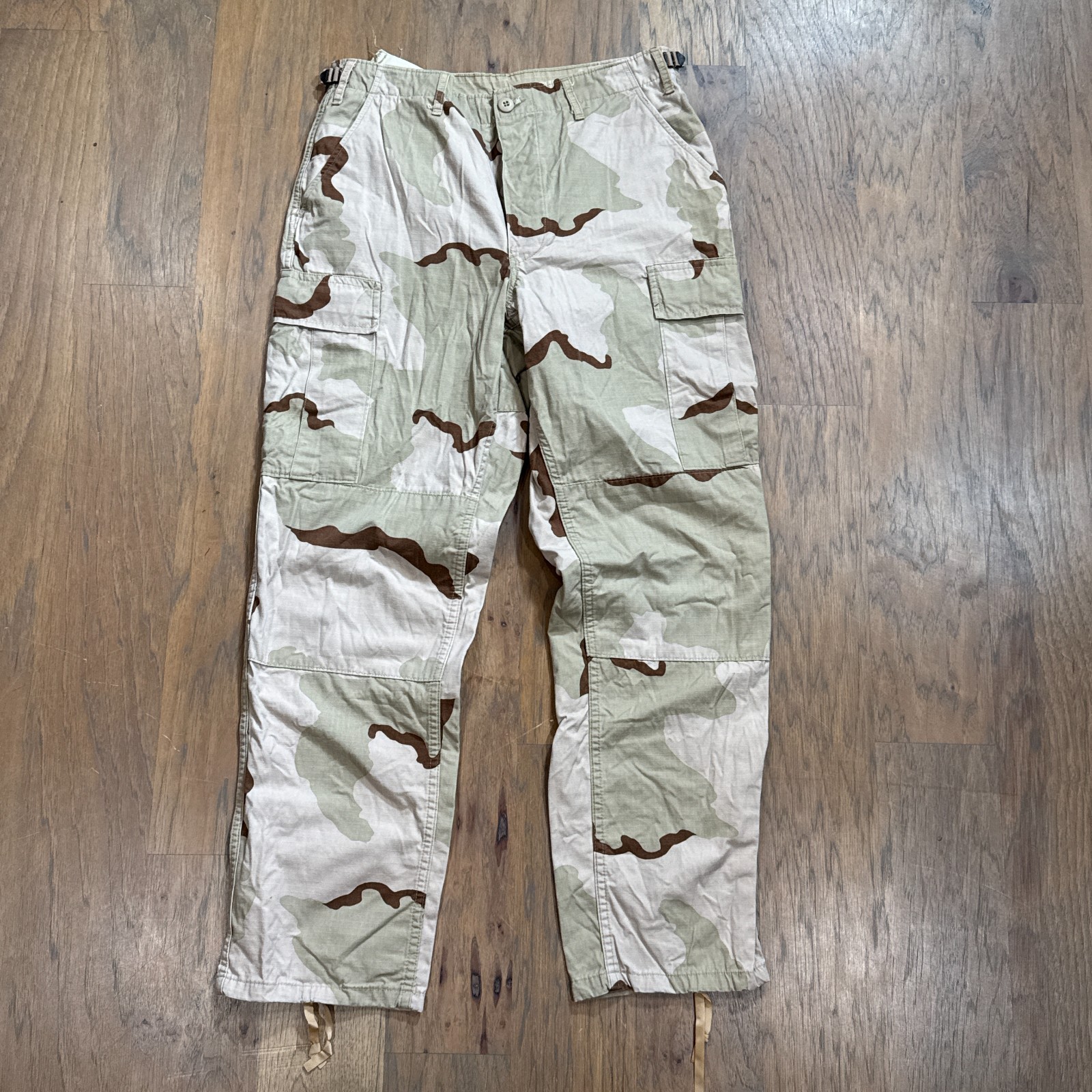 Vintage US Military Tru Spec Ripstop Cargo Pants Mens M Desert Storm Camo-image