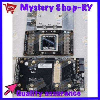 Tesla V100 16GB SXM2, GPU SXM2 To PCIE water cooler block To Adapter Card