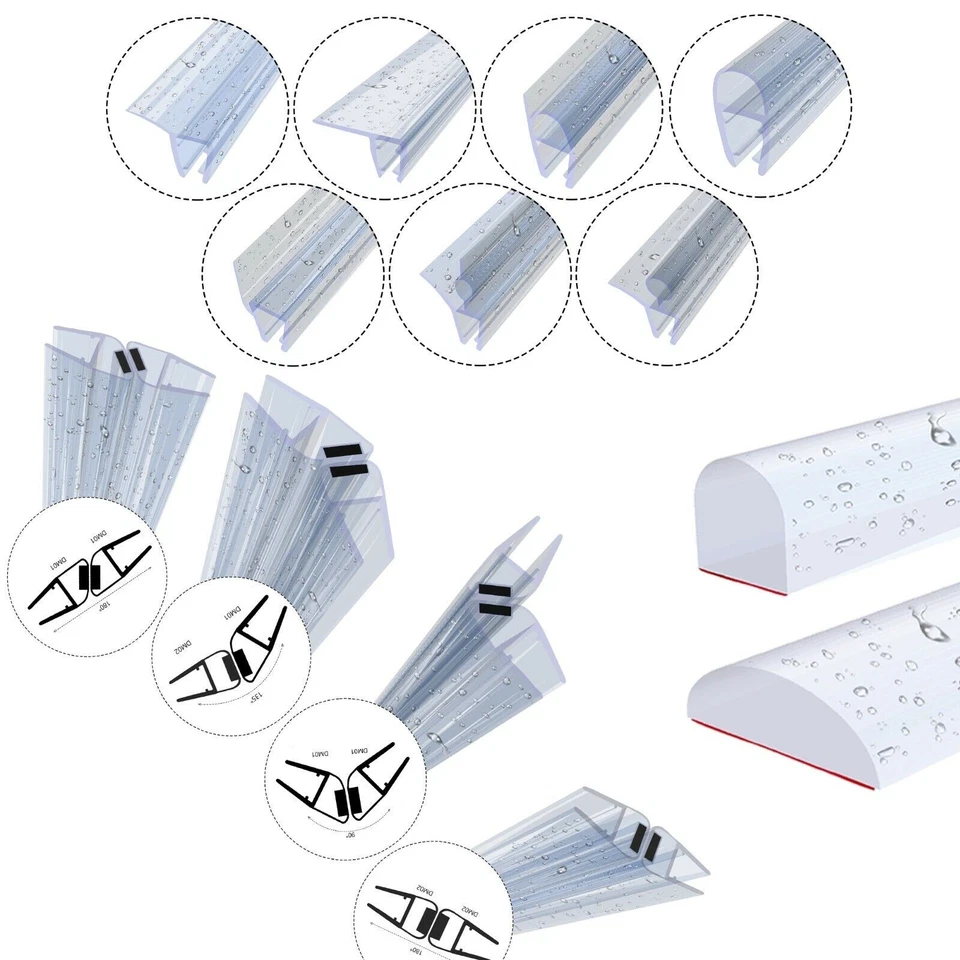 KYCT Joint de rechange pour cabine de douche 4-8 mm - profil magnétique...