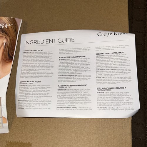 The Body Firm Crepe Erase Skin Care - 5 pc. New, factory sealed. - Picture 10 of 10