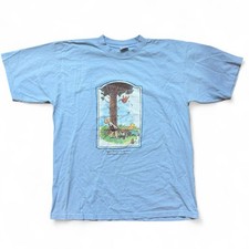 Vintage The Disney Store Winnie The Pooh Light Blue Single Stitch Shirt Adult XL