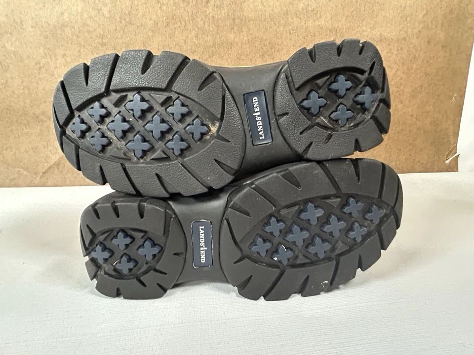 Botines Lands End para mujer talla 10 invierno Sherpa tostado Foto 4 de 4