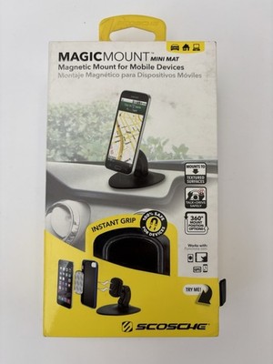 Scosche MagicMount Mini Mat Magnetic Phone Mount Dash Car Holder NEW