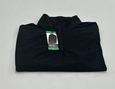 Gerry Men's Active Quarter Zip Regular Fit Top, Black, Size XL