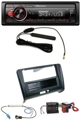 Pioneer MP3 DAB 1DIN AUX USB Autoradio für Audi TT 06-14 Aktivsystem Quadlock