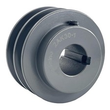 2AK30-1 Double Groove V Belt Pulley 1 inch bore 3.05" OD,V Belt Sheaves Cast ...