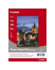 Image of Canon SG-201 Semi-Gloss Photo Paper Plus A3 (20 Sheets) - Satin Finish Paper,...