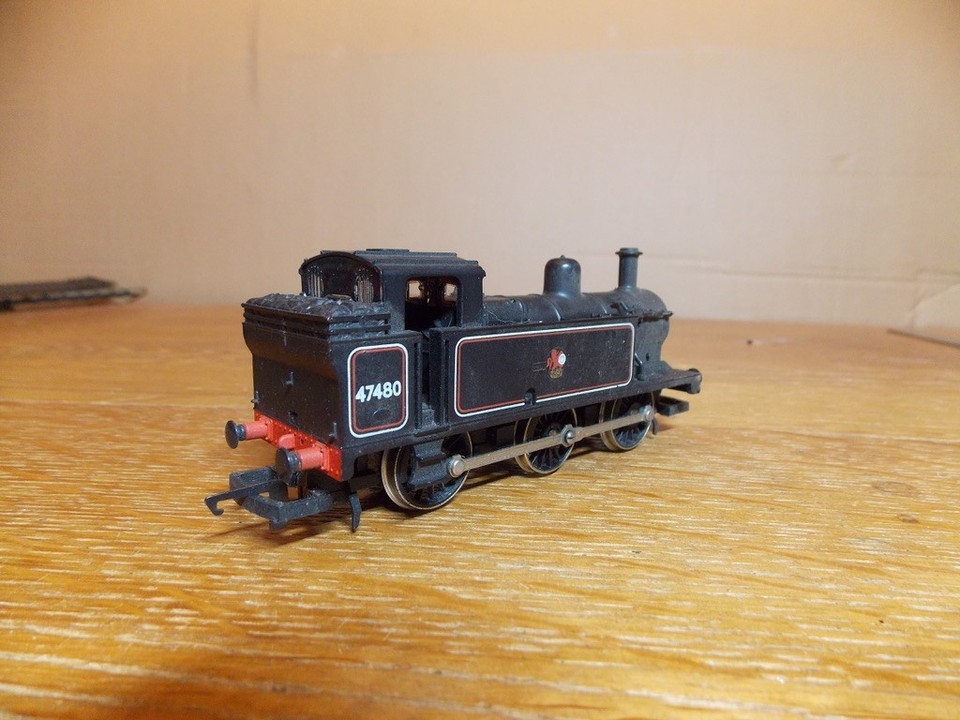 HORNBY LMS 3F CLASS 0-6-0T LOCO No 47480 in BR Black Livery. OO Gauge ...