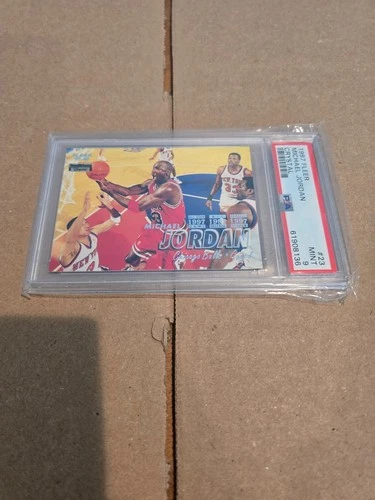 1997-98 Fleer - Michael Jordan #23 Crystal - PSA 9 - Bulls