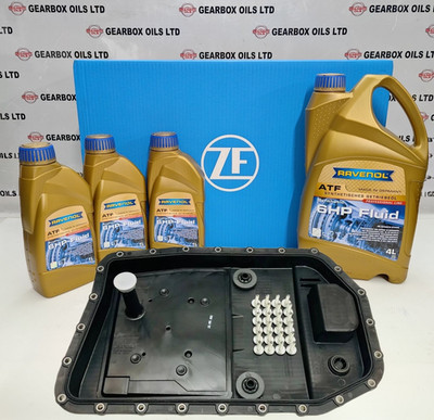 BMW 3 SERIES ZF 6HP19/21 AUTOMATIC GEARBOX GENUINE PAN SUMP RAVENOL OIL 7L KIT
