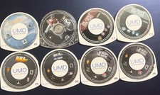 psp umd sports game lot of 8- the show NBA NFL MLB bmx and more