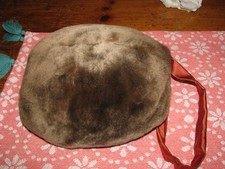 VTG Brown Fur Hand Warmer Muff
