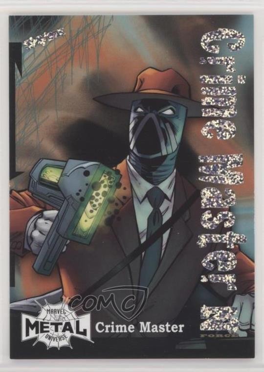 2022 Marvel Metal Universe Spider-Man Z-Force Rave 65/100 Crime Master #Z-8 gy2