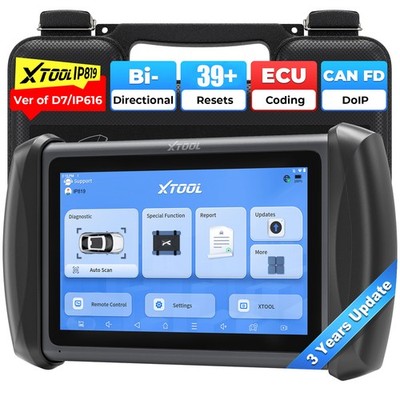 USED XTOOL IP819 V2.0 Bidirectional Diagnostic Tool OBD2 Scanner 39 Services AI