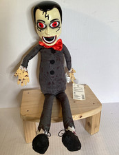 Amscan Creepy Zombie Doll Halloween Horror Prop 22  Bloody Red Eyes Tags