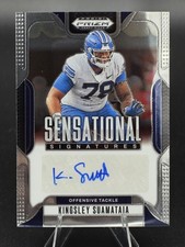 2025 Panini Prizm Draft Picks - Sensational Signatures Kingsley Suamataia...
